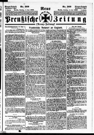 Neue preußische Zeitung vom 13.06.1922
