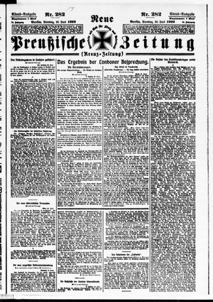 Neue preußische Zeitung vom 20.06.1922