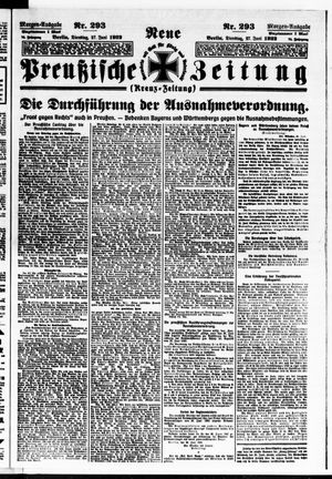 Neue preußische Zeitung vom 27.06.1922