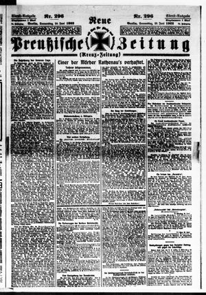 Neue preußische Zeitung vom 29.06.1922