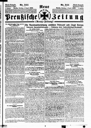 Neue preußische Zeitung vom 08.08.1922