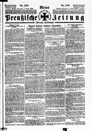 Neue preußische Zeitung vom 17.08.1922
