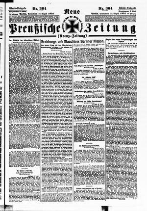 Neue preußische Zeitung vom 19.08.1922