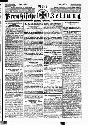 Neue preußische Zeitung vom 24.08.1922