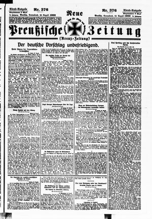 Neue preußische Zeitung vom 26.08.1922