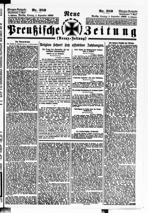 Neue preußische Zeitung vom 03.09.1922