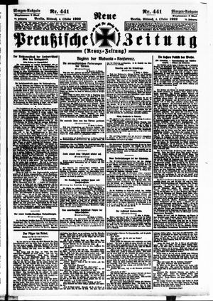 Neue preußische Zeitung vom 04.10.1922