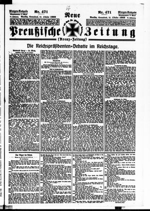 Neue preußische Zeitung vom 21.10.1922