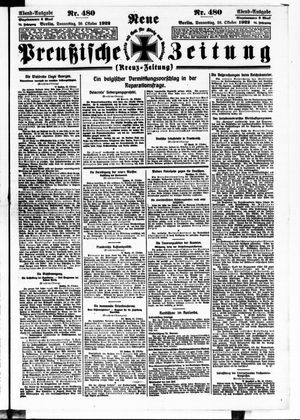 Neue preußische Zeitung vom 26.10.1922