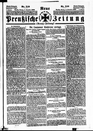 Neue preußische Zeitung vom 13.11.1922