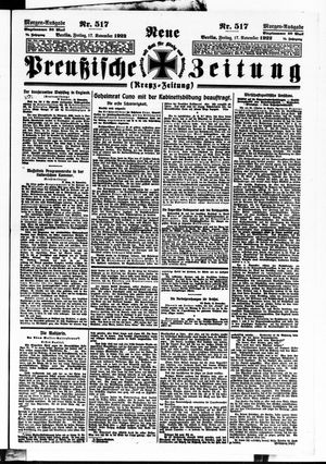 Neue preußische Zeitung vom 17.11.1922