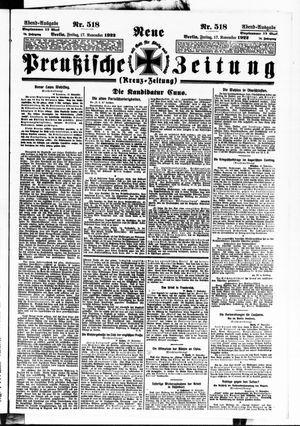Neue preußische Zeitung vom 17.11.1922