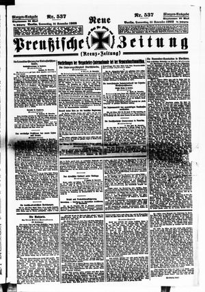 Neue preußische Zeitung vom 30.11.1922