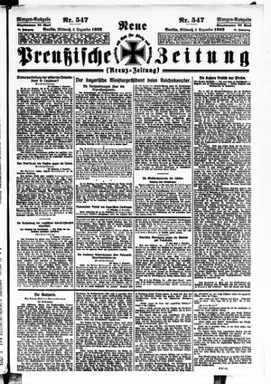 Neue preußische Zeitung vom 06.12.1922