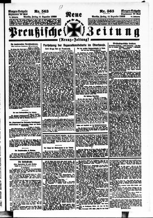 Neue preußische Zeitung vom 15.12.1922