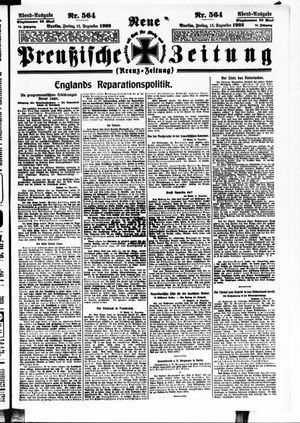 Neue preußische Zeitung vom 15.12.1922