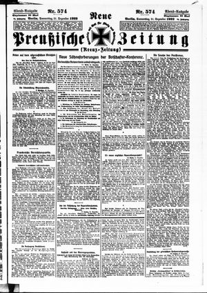 Neue preußische Zeitung vom 21.12.1922