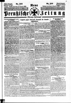 Neue preußische Zeitung vom 28.12.1922