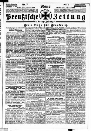 Neue preußische Zeitung vom 05.01.1923