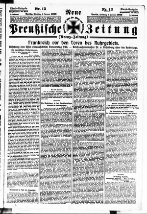 Neue preußische Zeitung vom 09.01.1923