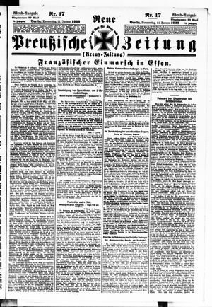 Neue preußische Zeitung vom 11.01.1923