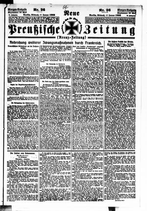 Neue preußische Zeitung vom 17.01.1923