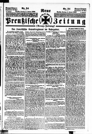 Neue preußische Zeitung vom 21.01.1923