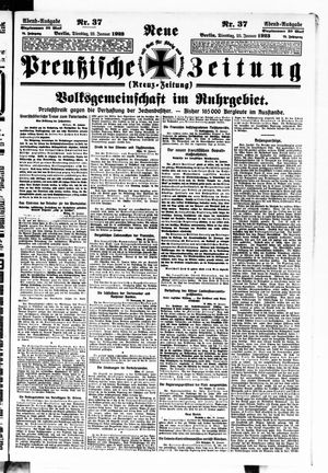 Neue preußische Zeitung vom 23.01.1923