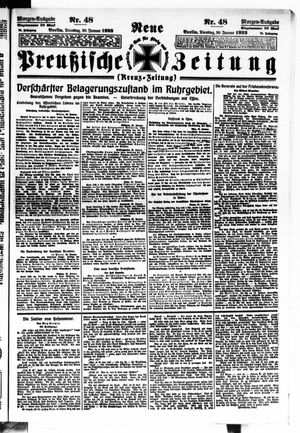 Neue preußische Zeitung vom 30.01.1923