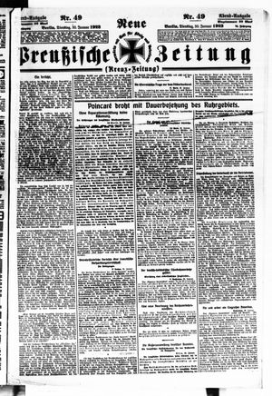 Neue preußische Zeitung vom 30.01.1923