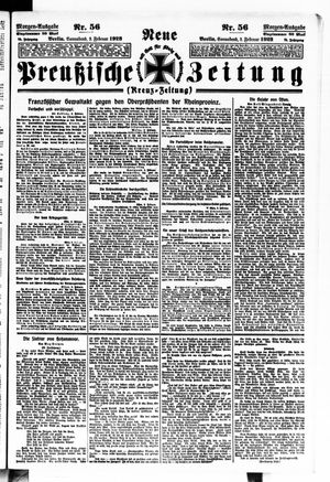 Neue preußische Zeitung vom 03.02.1923