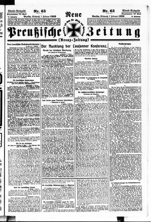 Neue preußische Zeitung vom 07.02.1923