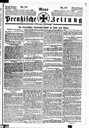 Neue preußische Zeitung vom 08.02.1923
