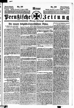 Neue preußische Zeitung vom 10.02.1923