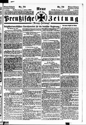 Neue preußische Zeitung vom 11.02.1923