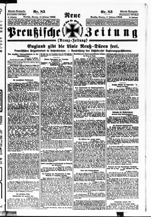 Neue preußische Zeitung vom 19.02.1923