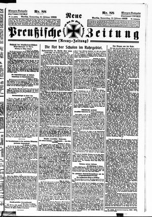 Neue preußische Zeitung vom 22.02.1923