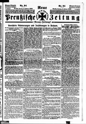 Neue preußische Zeitung vom 25.02.1923