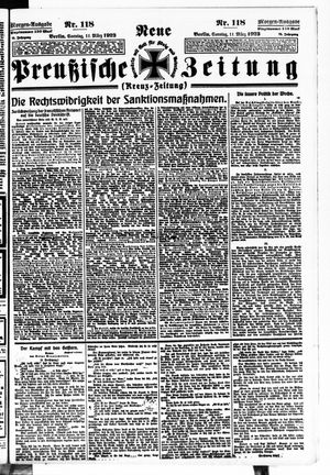 Neue preußische Zeitung vom 11.03.1923