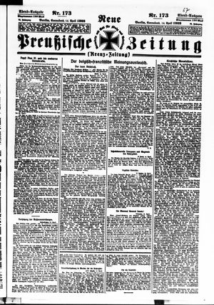 Neue preußische Zeitung vom 14.04.1923