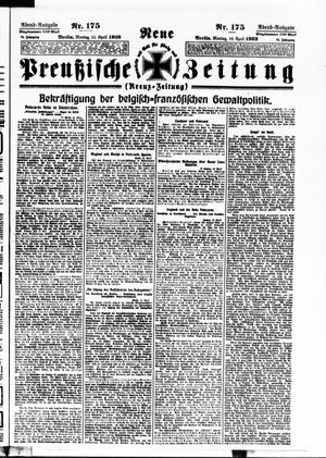 Neue preußische Zeitung vom 16.04.1923