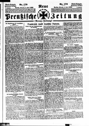 Neue preußische Zeitung vom 18.04.1923