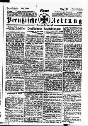 Neue preußische Zeitung vom 25.04.1923
