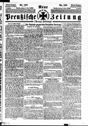 Neue preußische Zeitung vom 27.04.1923