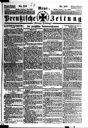 Neue preußische Zeitung vom 08.05.1923