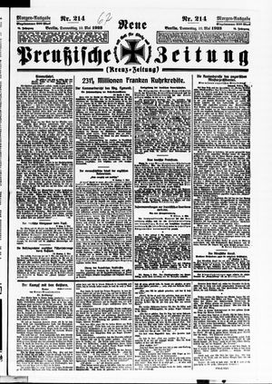 Neue preußische Zeitung vom 10.05.1923
