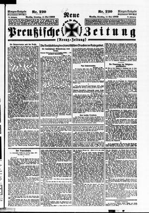 Neue preußische Zeitung vom 15.05.1923