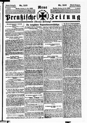 Neue preußische Zeitung vom 29.05.1923