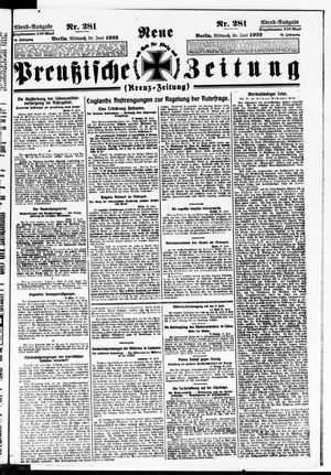Neue preußische Zeitung vom 20.06.1923