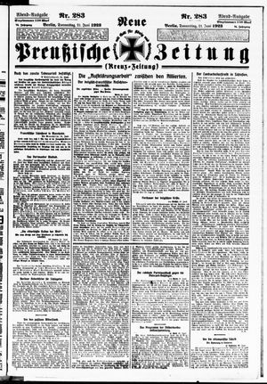 Neue preußische Zeitung vom 21.06.1923